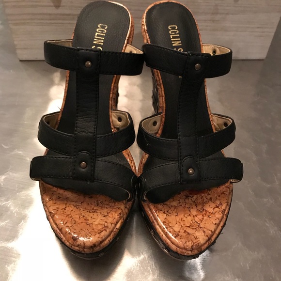 Colin Stuart Wedges Size 8.5 - Picture 3 of 3